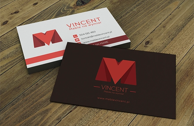 logo na wymiar - wizytówka firmowa - Meble Vincent