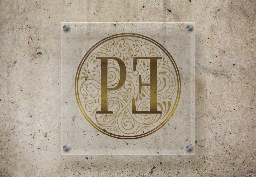 logo gabinetu masażu - szyld gabinetu - Piasek Edenu