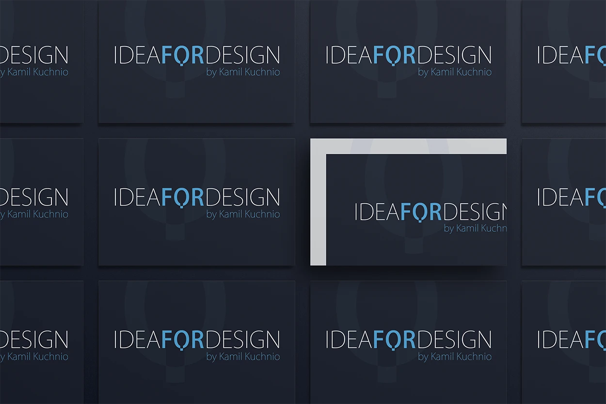 wizytówka Idea For Design - detal projektu - Idea For Design