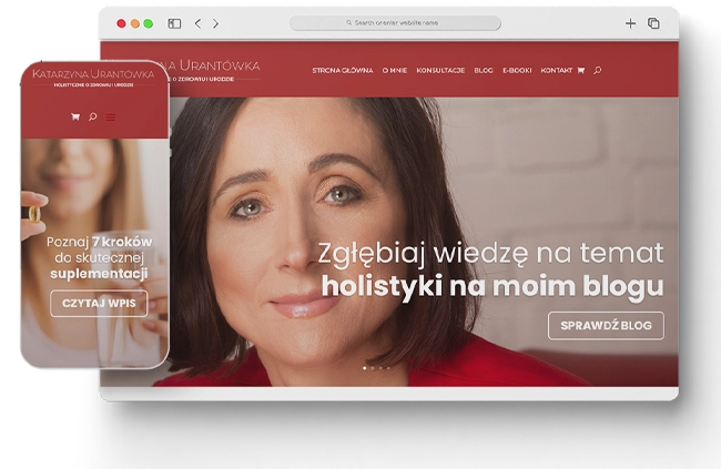 Blog i sklep holistyczny - strona główna - Katarzyna Urantówka