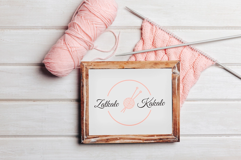 Logo handmade - prezentacja identyfikacji bloga - Zatkało Kakało