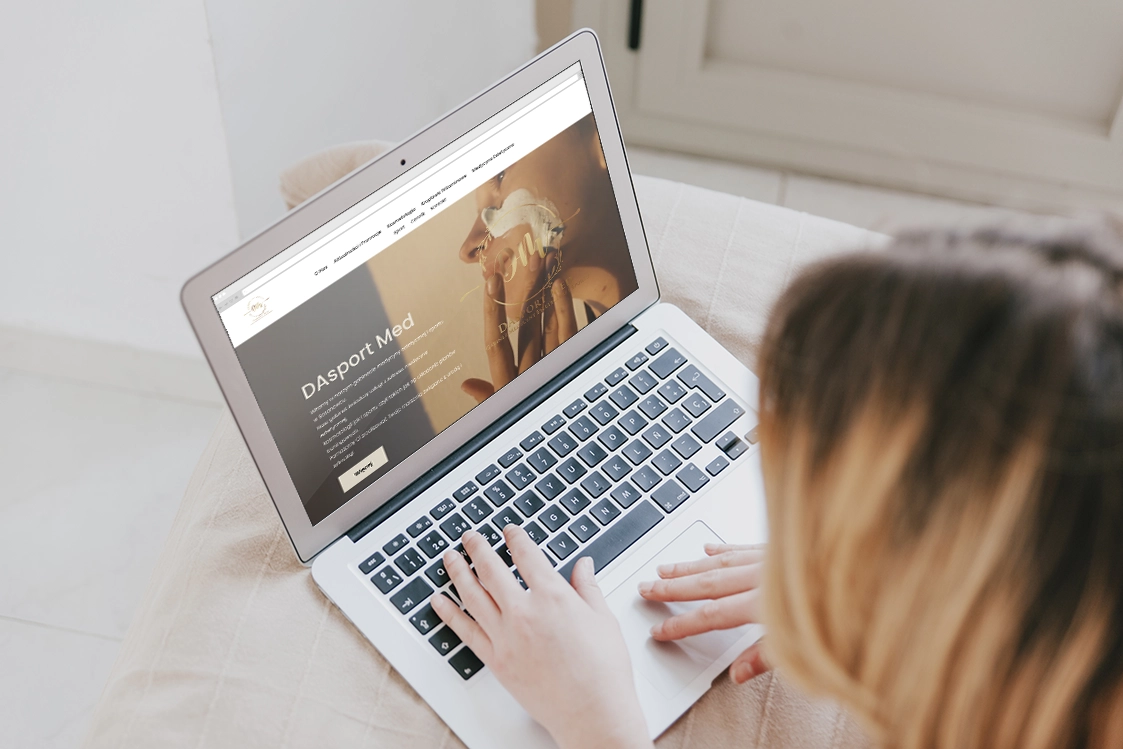 Strona internetowa gabinetu medycyny estetycznej - widok szczegółów - Dasport Med